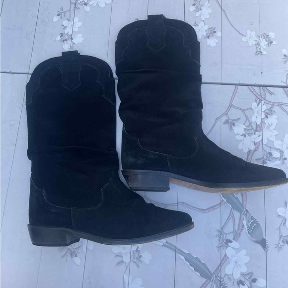 Zodiac Shoes - Zodiac Black Suede Heeled Boots